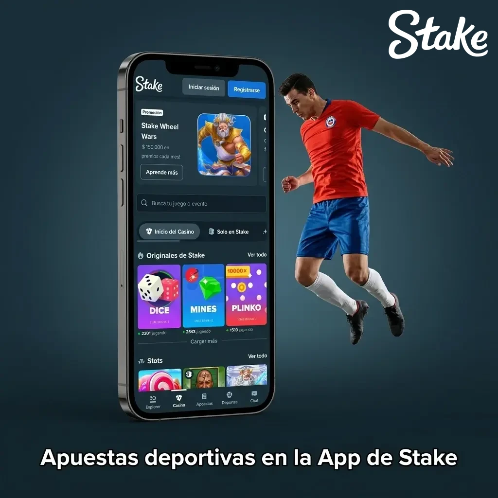 Apuestas deportivas en la app de Stake Chile: fútbol, tenis, baloncesto, MMA y más deportes disponibles