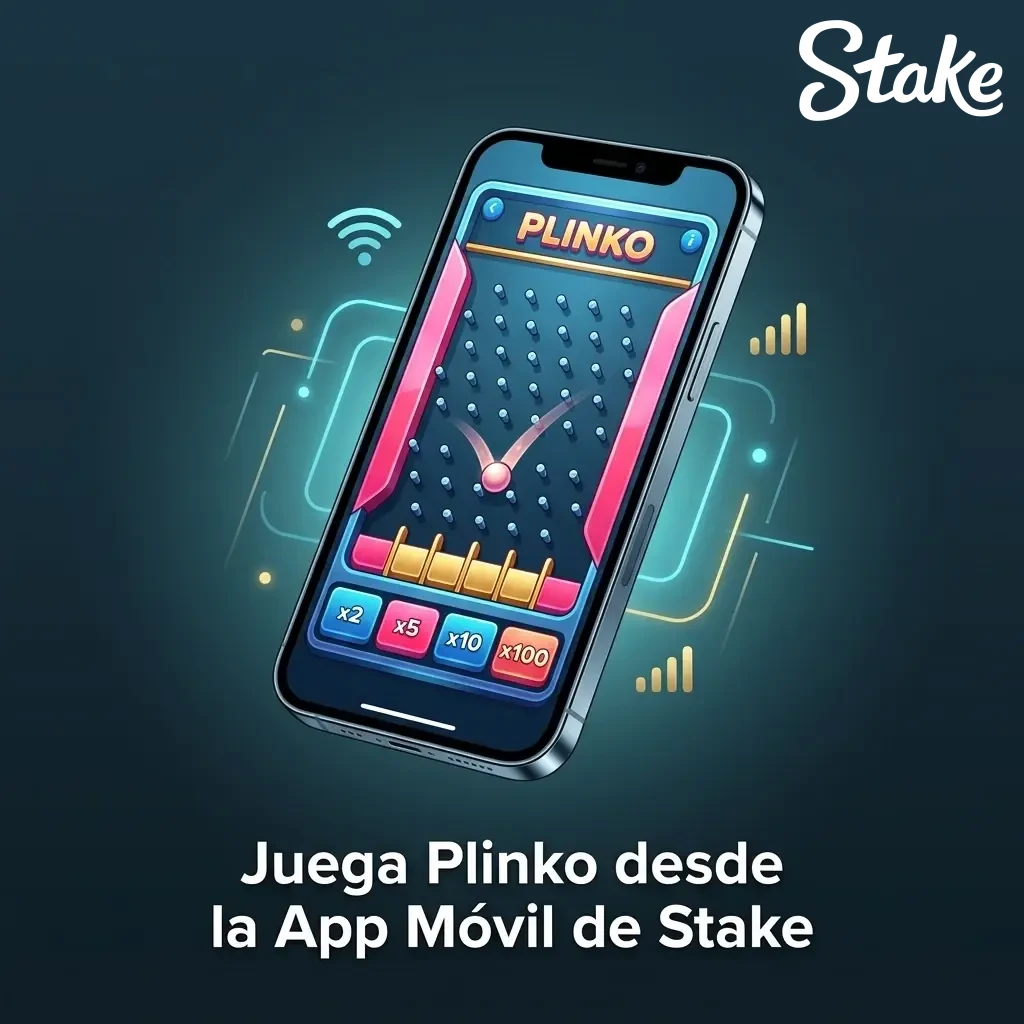 Juega Plinko en la app móvil de Stake para Android e iOS con depósitos, retiros y soporte integrado