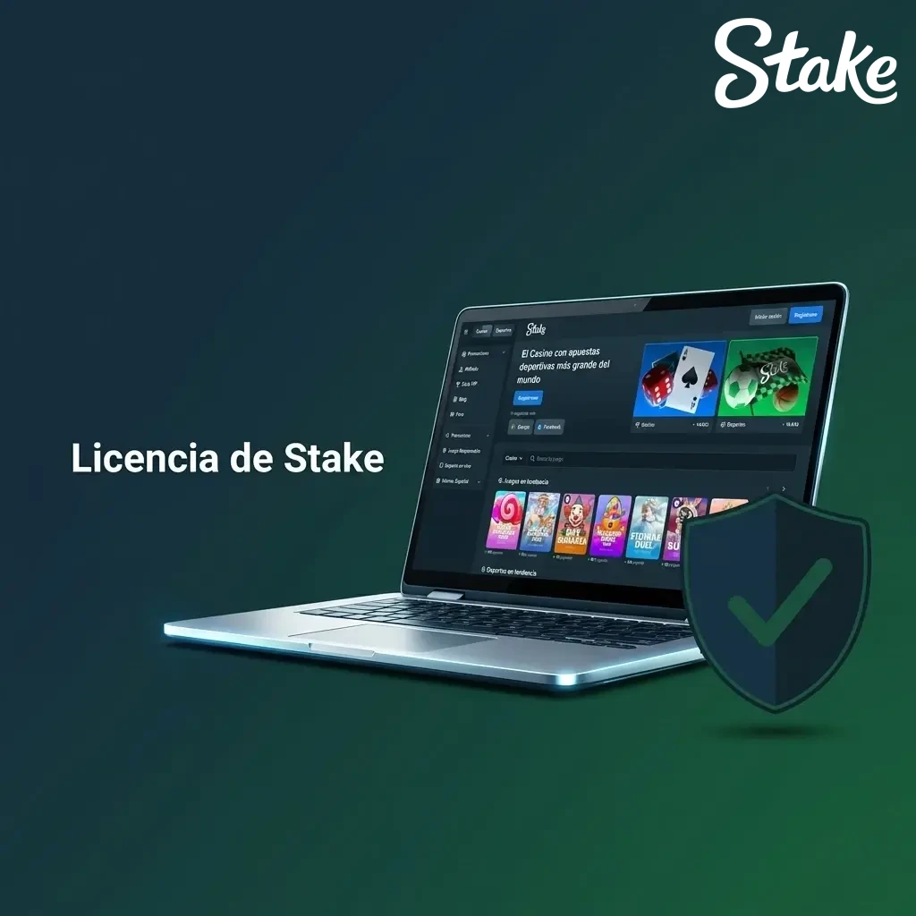 Licencia oficial de Stake OGL/2024/1451/0918 emitida por la Autoridad de Juego de Curazao para operar en Chile