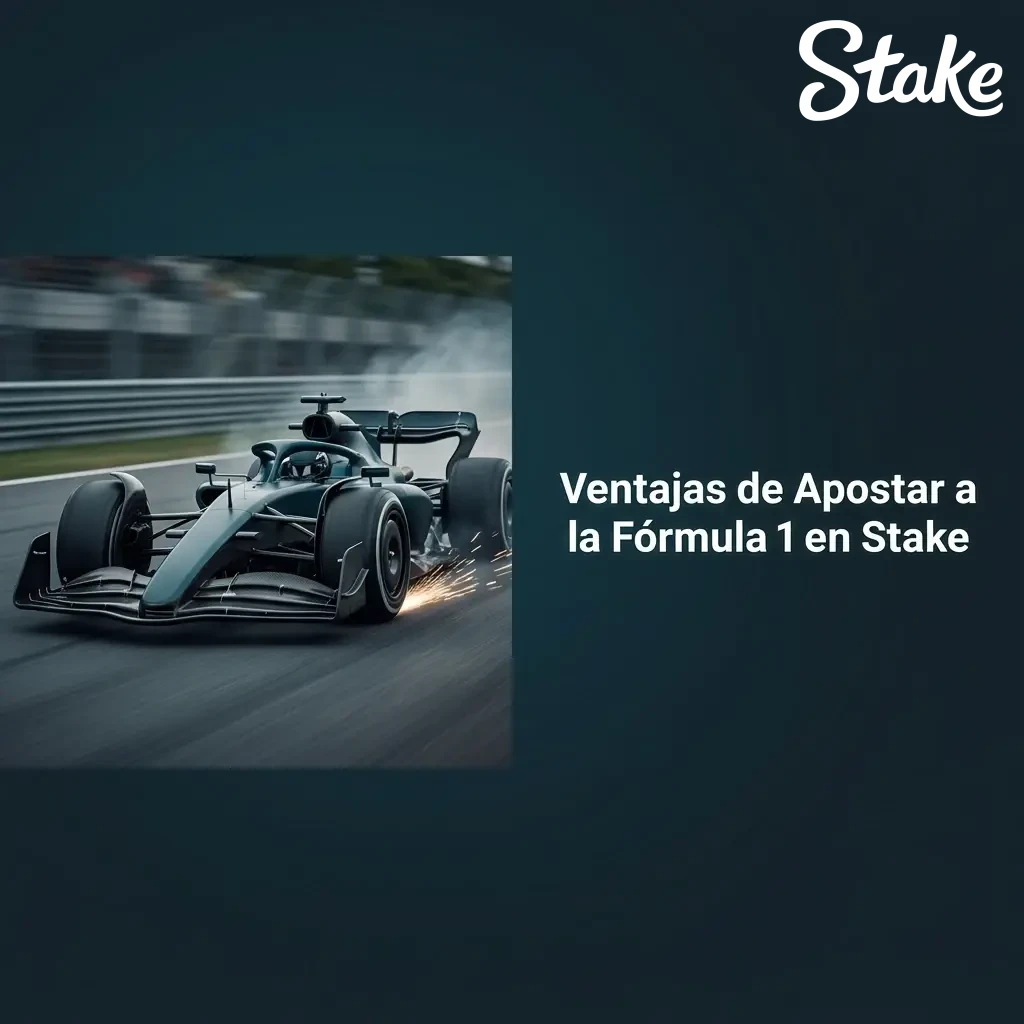Ventajas de apostar a la Fórmula 1 en Stake: mercados F1, cuotas competitivas, apuestas en vivo y soporte en español